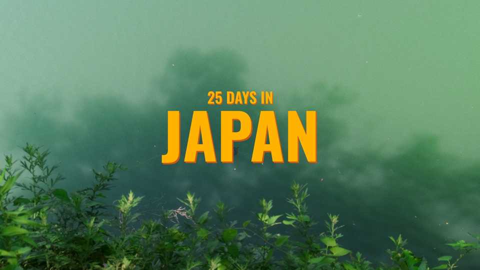 Preview of 25 days in Japan